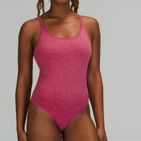 Lululemon • Ebb to Street bodysuit, pink • Size 2 - Picture 2 of 5